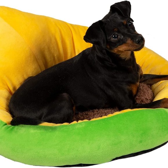 Hey Paws Other - Hey Paws Avocado Dog Cat Bed With Soft Removable Pillow for Small Pets